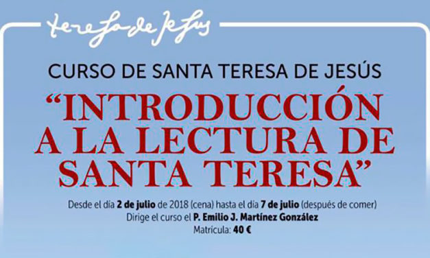 Curso: introdução à leitura de Santa Teresa de Jesus