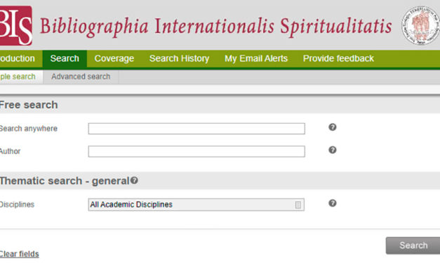 Bibliografia Internacional de Espiritualidad (BIS) online