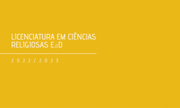 Licenciatura em Ciências Religiosas