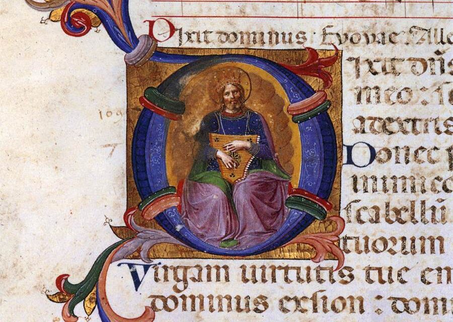 A palavra dos salmos bíblicos